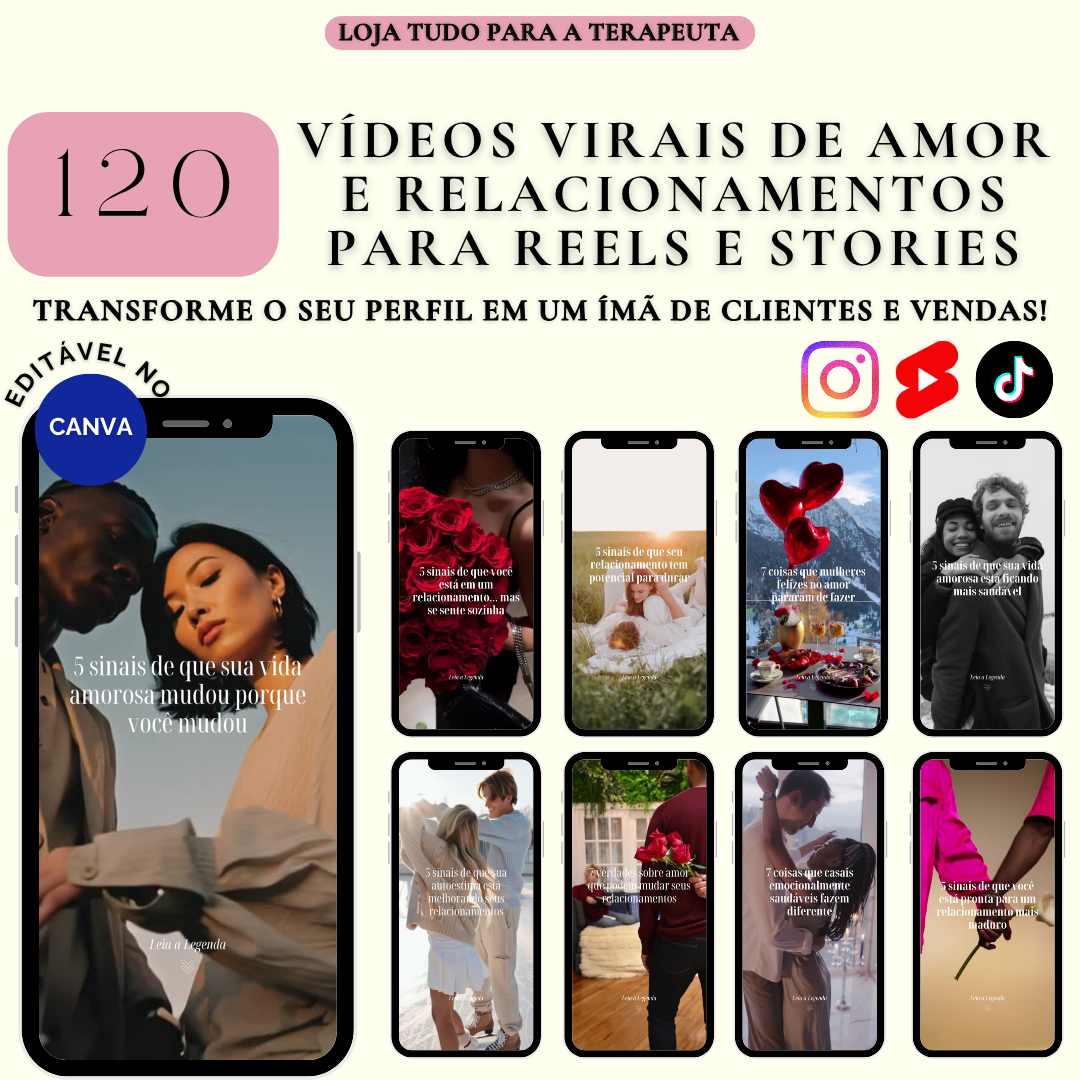 120 VÍDEOS VIRAIS DE AMOR E RELACIONAMENTOS COM LEGENDAS PRONTAS