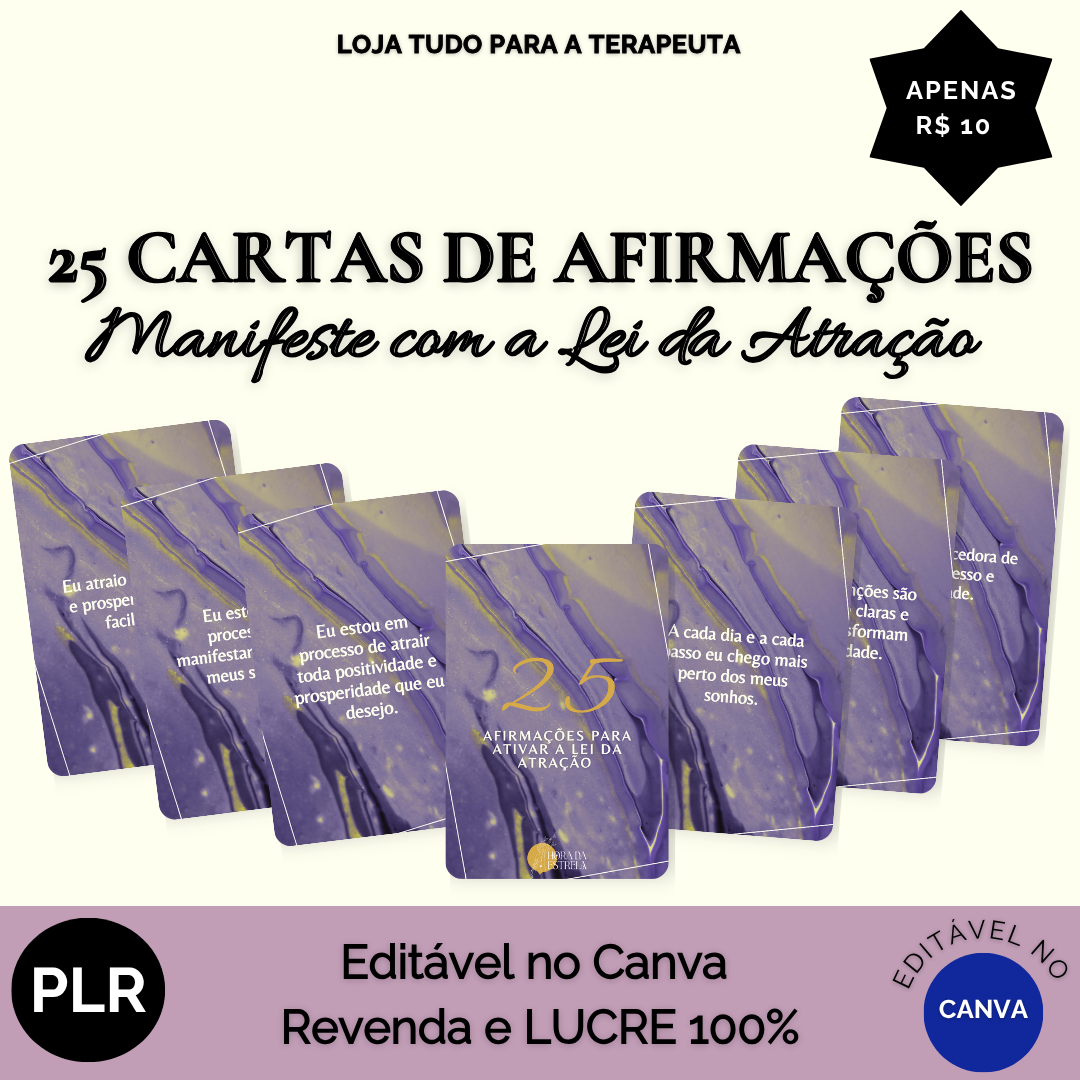 25 CARTAS DE AFIRMAÇÕES PARA ATIVAR A LEI DA ATRAÇÃO EM 2027