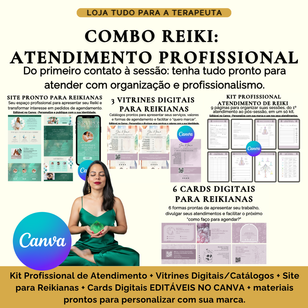 COMBO REIKI ATENDIMENTO PROFISSIONAL